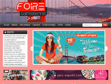 Tablet Screenshot of foiredesaintetienne.com